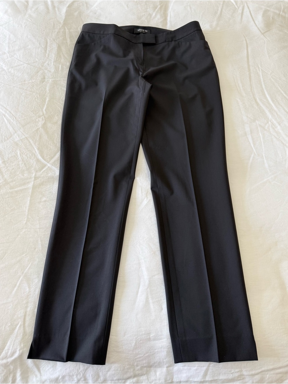 Lafayette 148 | Women’s 8 | Black Irving Stretch Virgin Wool Pants Trousers Slim